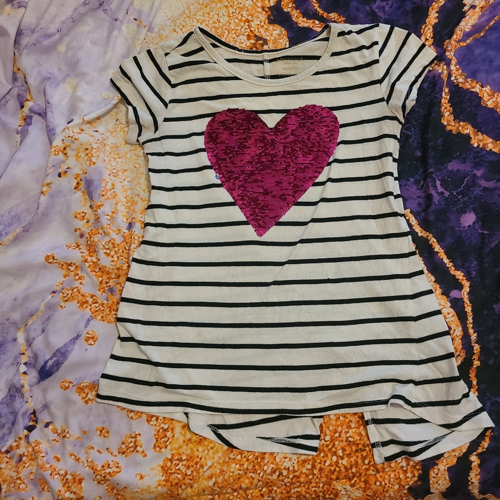 Arizona Jean Co striped girls shirt